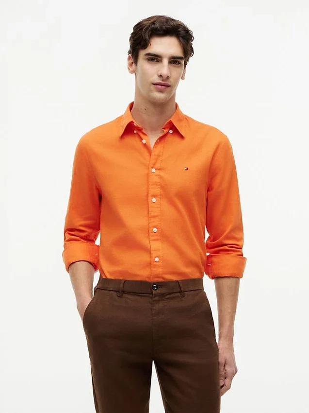 Regular Fit Linen-Blend Shirt Regular Fit Linen-Blend Shirt