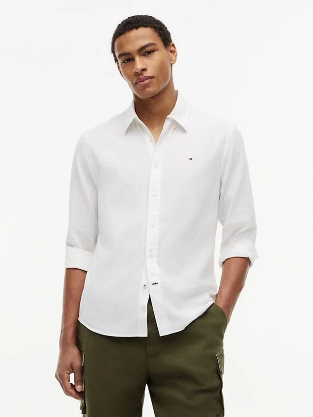 Regular Fit Linen-Blend Shirt Regular Fit Linen-Blend Shirt