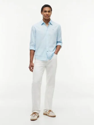 Regular Fit Linen-Blend Shirt Regular Fit Linen-Blend Shirt