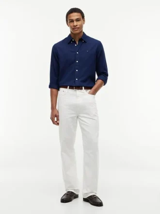 Regular Fit Linen-Blend Shirt