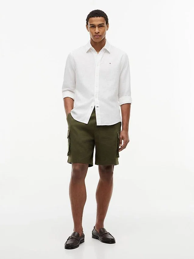 Regular Fit Linen-Blend Shirt Regular Fit Linen-Blend Shirt