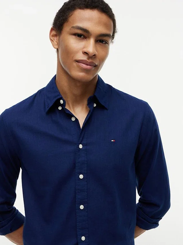 Regular Fit Linen-Blend Shirt Regular Fit Linen-Blend Shirt