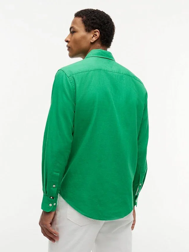Regular Fit Linen-Blend Shirt Regular Fit Linen-Blend Shirt