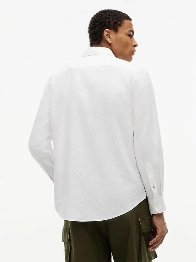 Regular Fit Linen-Blend Shirt Regular Fit Linen-Blend Shirt
