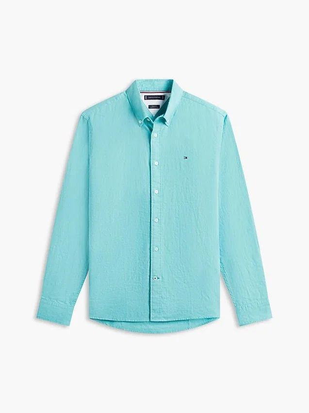 Regular Fit Linen-Blend Shirt Regular Fit Linen-Blend Shirt
