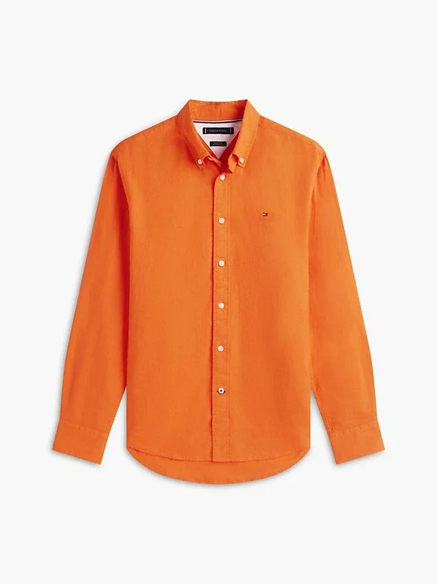 Regular Fit Linen-Blend Shirt Regular Fit Linen-Blend Shirt
