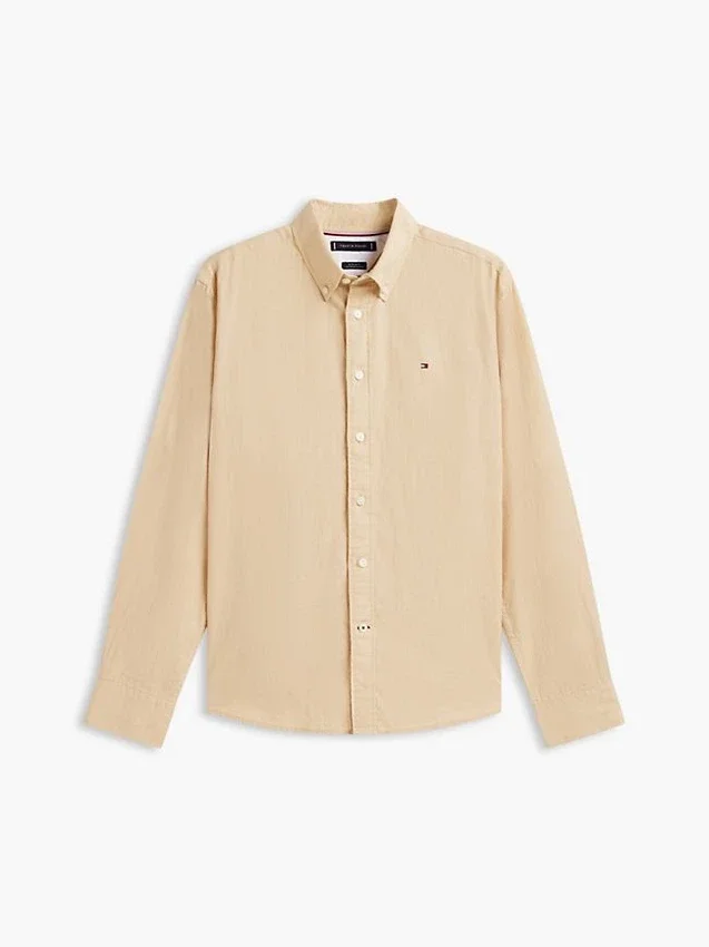 Regular Fit Linen-Blend Shirt Regular Fit Linen-Blend Shirt