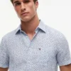 Regular Fit Linen Sailing Print Shirt