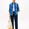 Regular Fit Madras Check Linen Shirt