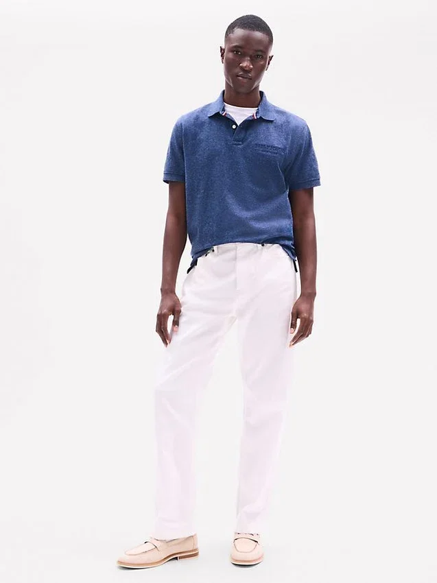 Regular Fit Monotype Mouline Polo Regular Fit Monotype Mouline Polo