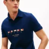 Regular Fit Nautical Flag Pique Polo