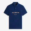 Regular Fit Nautical Flag Pique Polo
