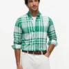 Regular Fit Plaid All-Day Shirt