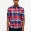 Regular Fit Plaid Oxford Shirt