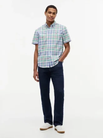 Regular Fit Plaid Oxford Shirt
