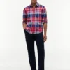Regular Fit Plaid Oxford Shirt