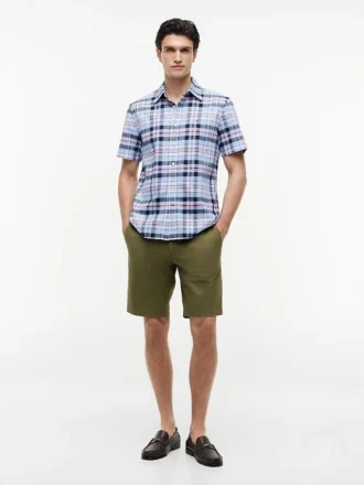 Regular Fit Plaid Oxford Shirt