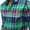 Regular Fit Plaid Oxford Shirt