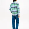 Regular Fit Plaid Stretch Oxford Shirt