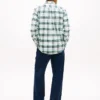 Regular Fit Plaid Stretch Oxford Shirt