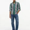 Regular Fit Retro Stripe All-Day Shirt