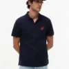 Regular Fit Script Monogram Pique Polo