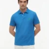 Regular Fit Script Monogram Pique Polo