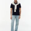 Regular Fit Script Monogram Pique Polo