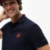 Regular Fit Script Monogram Pique Polo