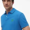 Regular Fit Script Monogram Pique Polo