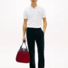 Regular Fit Script Monogram Pique Polo