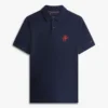 Regular Fit Script Monogram Pique Polo