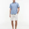 Regular Fit Short-Sleeve Linen-Blend Shirt Regular Fit Short-Sleeve Linen-Blend Shirt