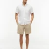 Regular Fit Short-Sleeve Linen-Blend Shirt Regular Fit Short-Sleeve Linen-Blend Shirt