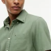 Regular Fit Short-Sleeve Linen-Blend Shirt Regular Fit Short-Sleeve Linen-Blend Shirt
