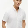 Regular Fit Short-Sleeve Linen-Blend Shirt Regular Fit Short-Sleeve Linen-Blend Shirt
