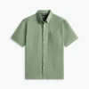 Regular Fit Short-Sleeve Linen-Blend Shirt Regular Fit Short-Sleeve Linen-Blend Shirt