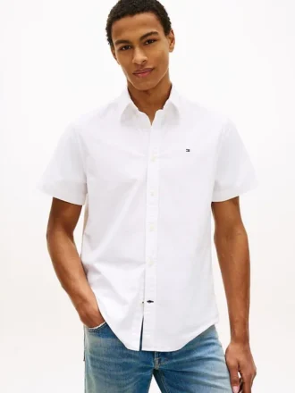 Regular Fit Short-Sleeve Oxford Shirt