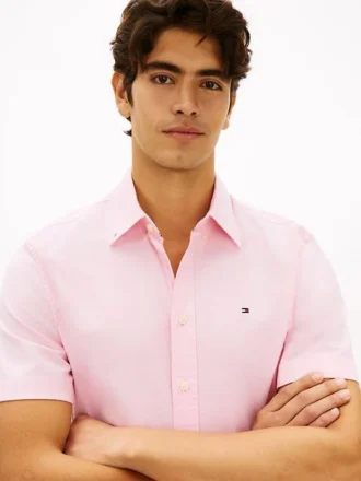 Regular Fit Short-Sleeve Oxford Shirt