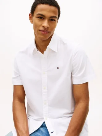 Regular Fit Short-Sleeve Oxford Shirt