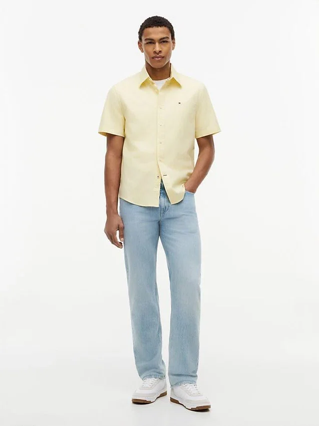 Regular Fit Short-Sleeve Oxford Shirt Regular Fit Short-Sleeve Oxford Shirt