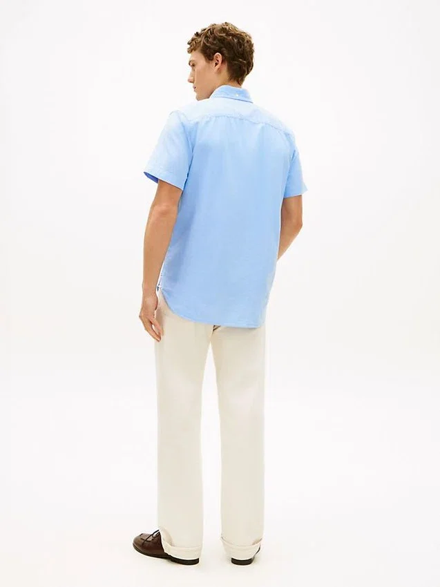 Regular Fit Short-Sleeve Oxford Shirt Regular Fit Short-Sleeve Oxford Shirt