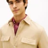 Regular Fit Slub Twill Overshirt Regular Fit Slub Twill Overshirt