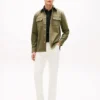 Regular Fit Slub Twill Overshirt