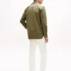 Regular Fit Slub Twill Overshirt