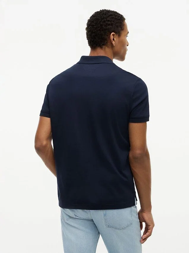 Regular Fit Smooth Cotton Zip Polo Regular Fit Smooth Cotton Zip Polo