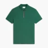Regular Fit Smooth Cotton Zip Polo Regular Fit Smooth Cotton Zip Polo