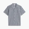 Regular Fit Solar Print Camp Shirt Regular Fit Solar Print Camp Shirt