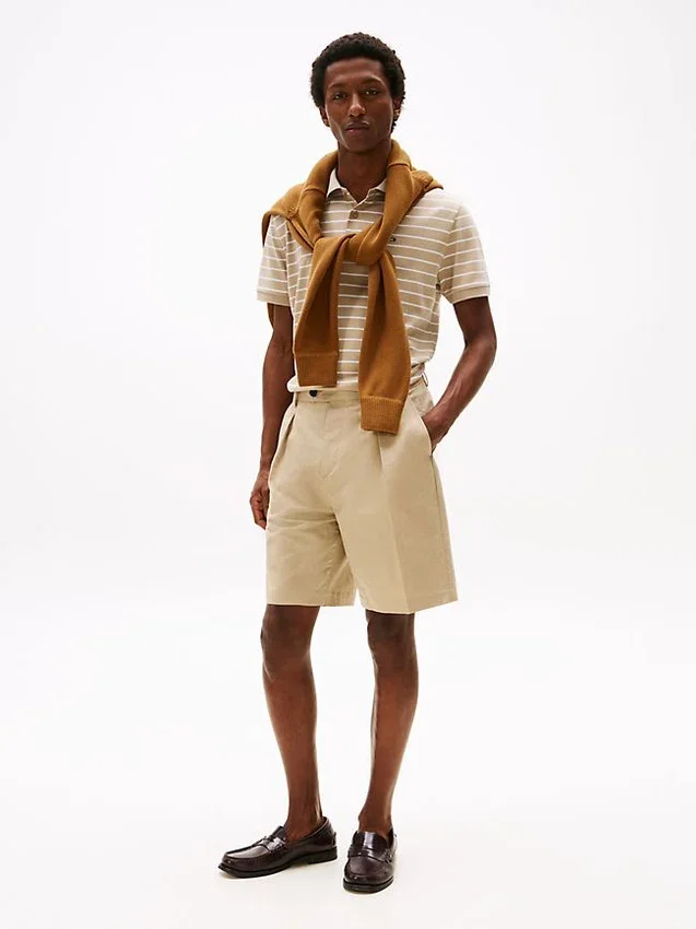 Regular Fit Stripe Cotton Polo Regular Fit Stripe Cotton Polo