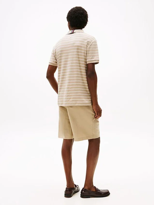 Regular Fit Stripe Cotton Polo Regular Fit Stripe Cotton Polo